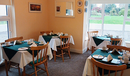 Dining Room at Ashfield B&B Kenmare Co Kerry